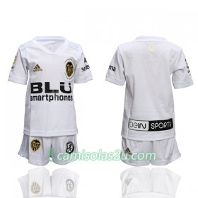 Camisolas de Futebol Valencia Criança Equipamento Principal 2018/19 Manga Curta